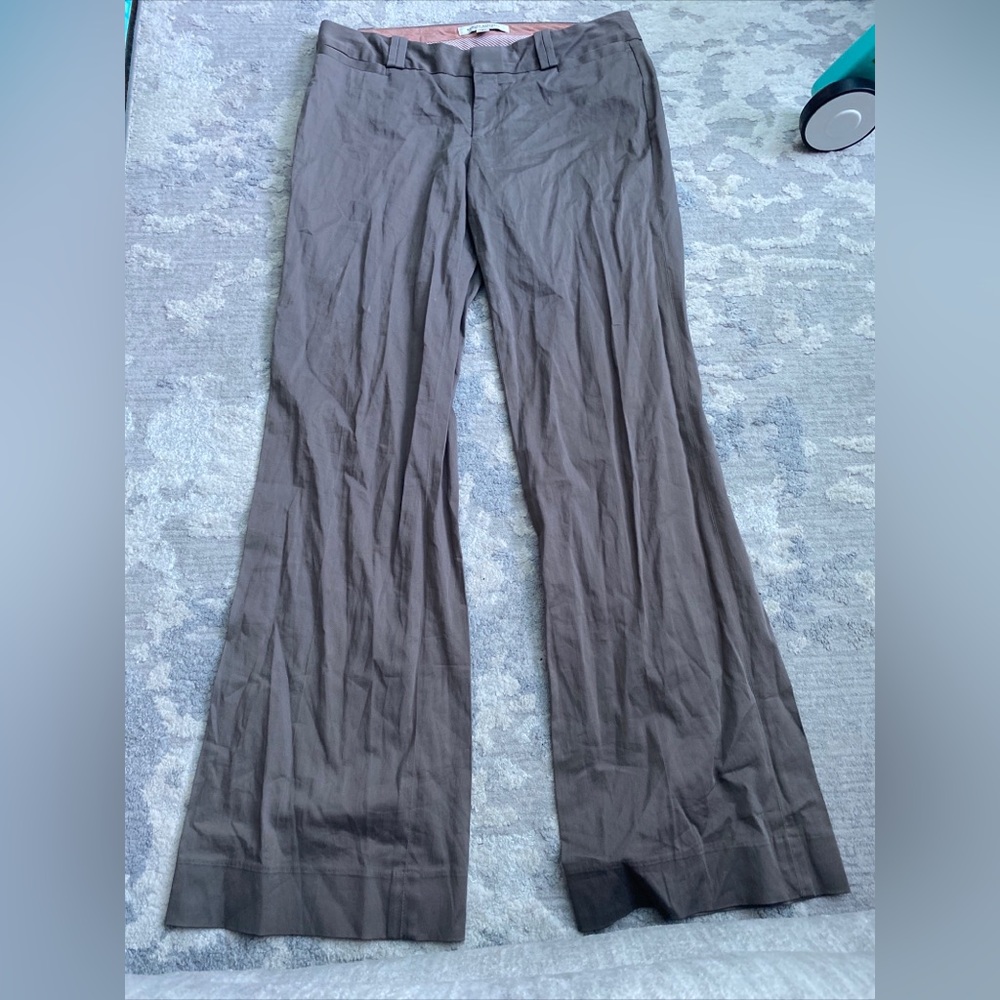 Women's pants BANANA REPUBLIC size 8 Logan fit stretch pants EUC gray
